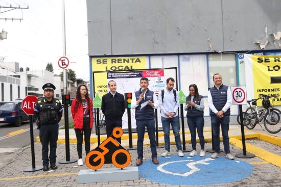 AYUNTAMIENTO DE PUEBLA ENTREGO 15 KILOMETROS NUEVOS DE INFRAESTRUCTURA CICLISTA