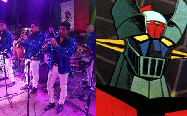 Banda poblana la carnana huejotzingo cancion de Mazinger Z