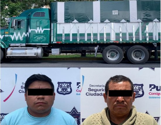 DOD DETENIDO ROBO PUEBLA