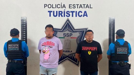 Detenidos usuaria ruta transporte policia turistica puebla