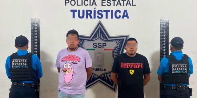 Detenidos usuaria ruta transporte policia turistica puebla