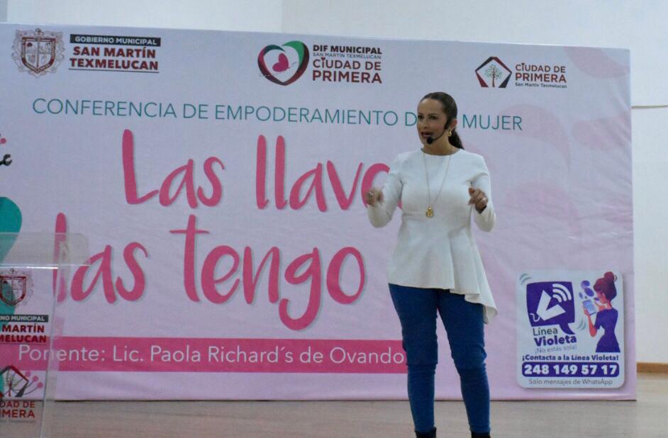 EL GOBIERNO DE TEXMELUCAN IMPULSA EL EMPODERAMIENTO DE LA MUJER NORMA LAYON 3