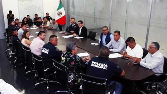 En el Arco de Seguridad de Huejotzingo se reunieron12 municipios aledaños como San Martín Texmelucan, Tlahuapan, Tlalancaleca, San Salvador El Verde,