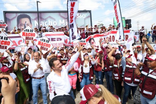 En apoyo Nacho Mier brigadistas estuvieron en 500 lugares en Puebla capital y el interior del estado promoviendo su proyecto