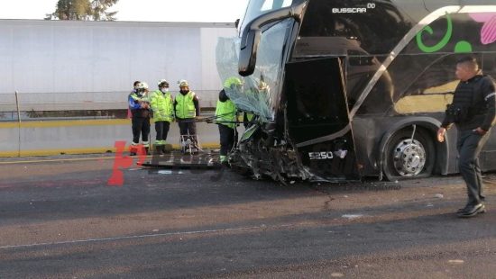 accidente autopista mexico puebla texmelucan autobus capufe