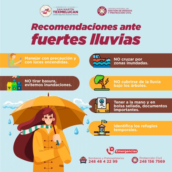 acciones preventivas ante lluvias