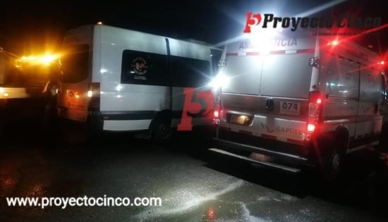 ambulancia autopista mexico puebla capufe texmelucan splinter noche