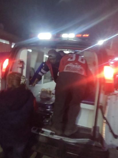 ambulancia lesionado Texmelucan proteccion civil