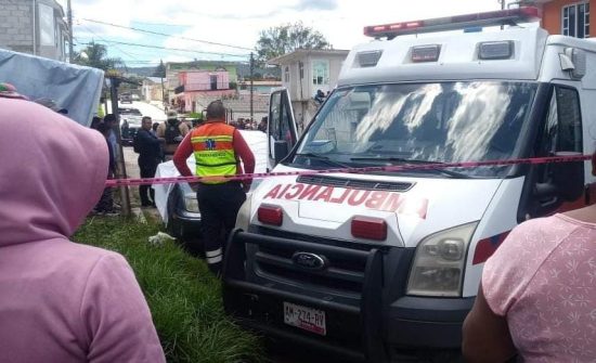 ambulancia vehiculo baleado tlahuapan colonia domingo arenas