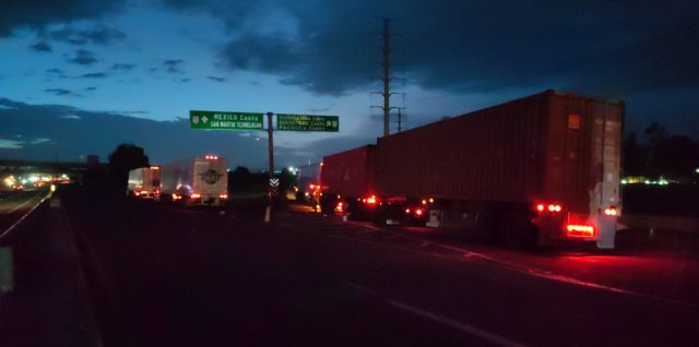 carga vehicular autopista mexico puebla entroqnue arco norte texmelucan
