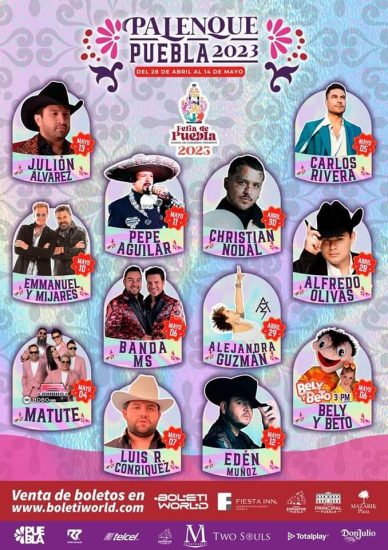 cartel palenque feria puebla 2023