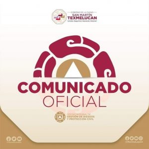 comunicado oficial protecion civil texmelucan