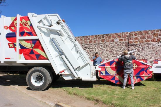 contenedores de basura huejotzingo arcos del alba