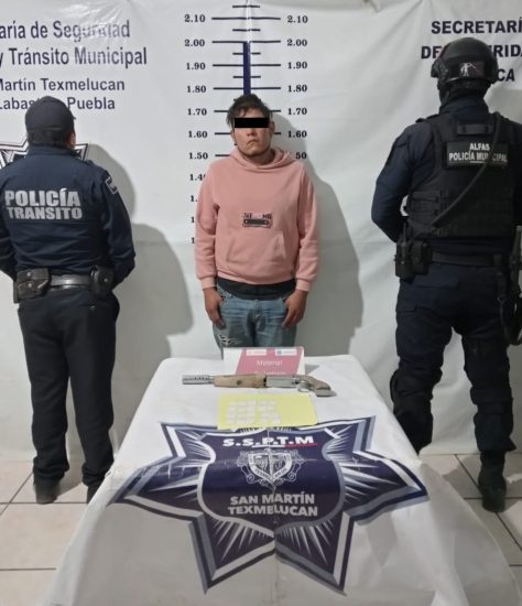 detenido arma droga policia estatal texmelucan ssp