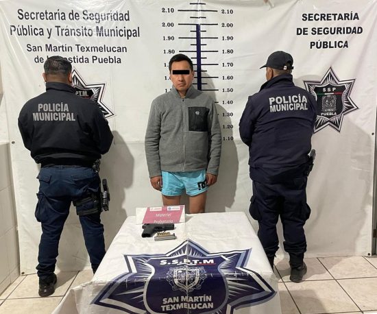 detenido hombres fuertes policia Texmelucan