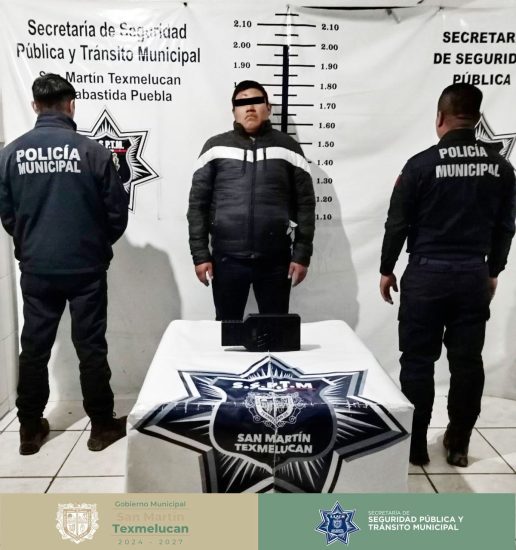 detenido seguridad publica tractocamion hueyatzacoalco texmelucan