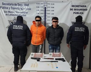 detenidos asaltantes tiendas Texmelucan