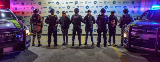 detenidos los huescas puebla gn policia municipal