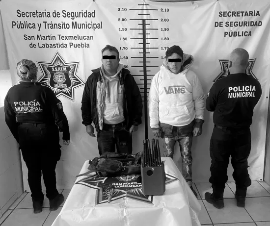 detenidos tianguismanalco policia texmelucan
