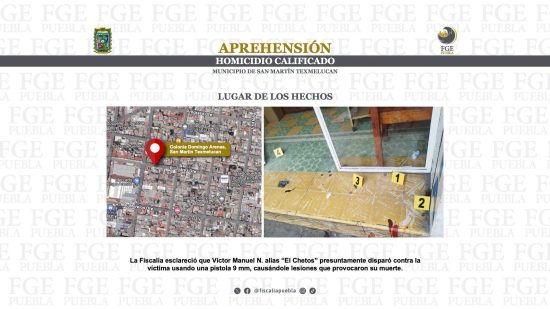 el chetos detenido fge texmelucan homicidio domingo arenas tintoreria