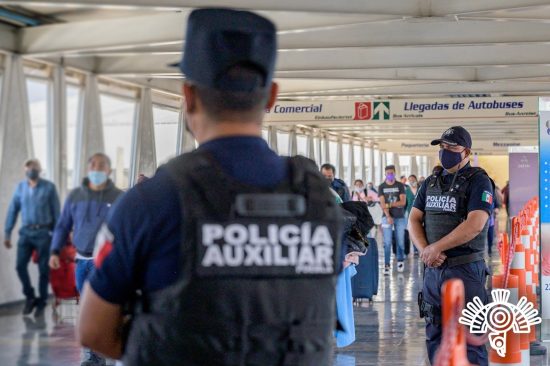 elementos policia auxiliar capu puebla