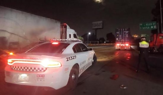 guardia nacional trailer detencion ladrones autopista Mexico Puebla