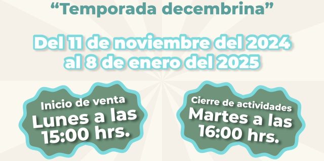 horario tianguis fin de temporada 2024