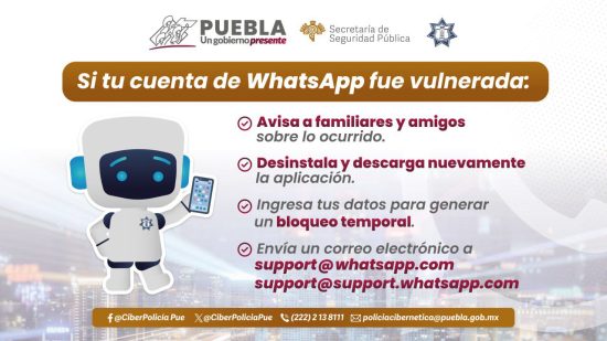 infografia seguridad evitar robo de cuenta whatsapp