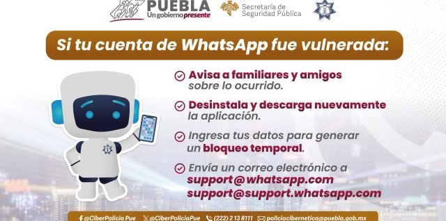 infografia seguridad evitar robo de cuenta whatsapp