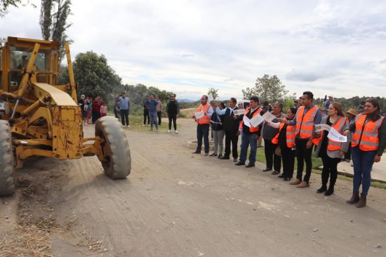 inicio de obra huejotizngo atexcac