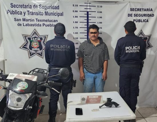 lado Sabritas el Carmen policia texmelucan