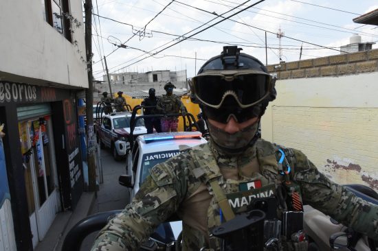 marina patrullaje calles policia texmelucan