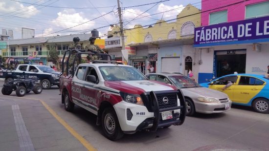 marinos policia municipal texmelucan recorrido avenida libertad gobernacion