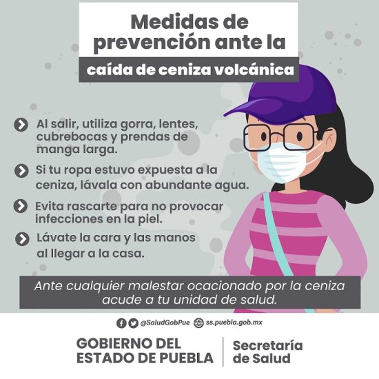 medidas prevencion caida ceniza