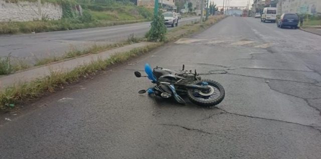 motocicleta accidente carretera flederal tianguismanalco texmelucan