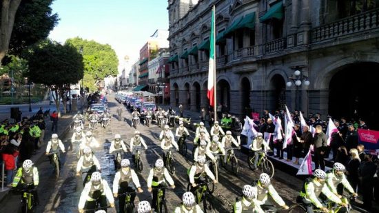 patrullas moto bicis policia municipal puebla