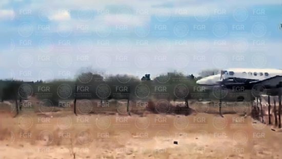 Pista de donde salió el avión que fue utilizado para el presunto secuestro de Ismael “N”.