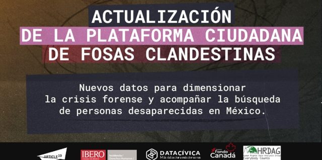 plataforma ciudadana fosas clandestina articulo 19 data civica