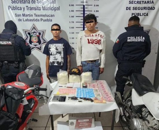 poni droga Moyotzingo texmelucan policia