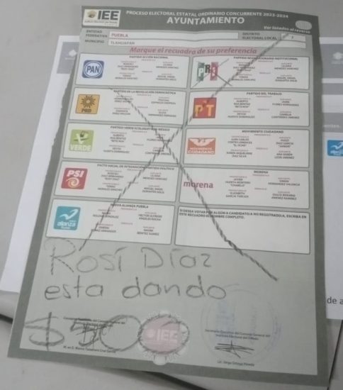 rosi diaz tlahuapan compro votos de 500 pesos