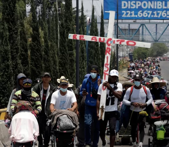 viacrucis caravana migrantes 2024